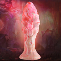 Venta al por Mayor Sex Shop Drop Shipping Juguetes Sexuales para Mujer Dildo Monstruo de Silicona Líquida Dildo Enorme de 7.1 Pulgadas Dildo Realista de Dragón