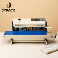 Scelleuse à bande horizontale continue FR-900, machine automatique de scellage de sacs en plastique pour l'emballage de snacks, de café et d'aliments, avec certificat CE