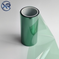 Película Protectora de PET Verde con Tratamiento Corona para Teléfonos Móviles, Electrónica de Consumo, Grado Industrial, Suave, con Logotipo Personalizado