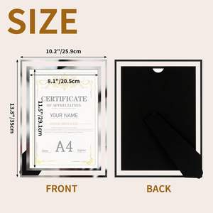 Cadre photo en cristal transparent de 6 pouces pour certificat de brevet, vente en gros directe usine - Product Image 2