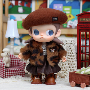 Zsiga Gazi Sister <b>Doll</b> Clothes Winter Mink Coat 1/8 Scale 20cm Action Figure Outfit For Girls - Product Image 1