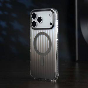 Accessori per iPhone 17 Pro Max: <span class=keywords><strong>Cover</strong></span> antiurto in TPE con gradiente corrugato in PC per iPhone 16, 15, 14, <span class=keywords><strong>13</strong></span> e <span class=keywords><strong>Samsung</strong></span> S25 - Product Image 6