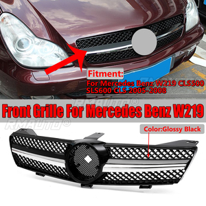 High Quality W219 Car Front Bumper <b>Mesh</b> Grille <b>Grill</b> <b>for</b> Mercedes <b>for</b> Benz W219 CLS500 SLS600 CLS 2005-2008 Without Emblem - Product Image 1