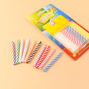 Dia 5mm 24 pièces par paquet bougies de gâteau d'anniversaire en spirale - Product Image 4