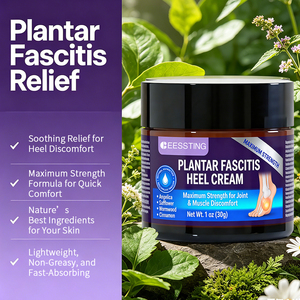 Crema para el Talón para Fascitis Plantar, Suave, No Irritante, Repara la Sequedad del Talón, Alivia el Dolor, Mantiene la Piel de los Pies Suave y Tersa - Product Image 4