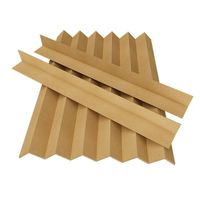 Protection d'angle en papier kraft personnalisable pour palettes, protection d'angle en papier pour canapé, protection d'angle en carton pour tiroir