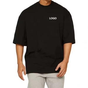 Tuta da uomo con logo ricamato personalizzato, patch ricamate, lavaggio acido e set di <span class=keywords><strong>jeans</strong></span> in denim, t-shirt da uomo in cotone streetwear - Product Image 1