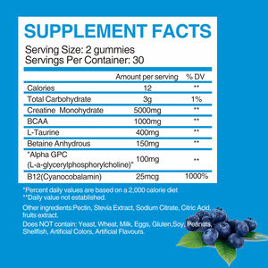 OLLI OEM özel etiket kreatin monohidrat sakızlı takviyesi kreatin Gummies ön iş enerji sakızlı kreatin - Product Image 6