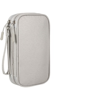 PLAYMAX Factory Custom Portable <b>Foldable</b> Waterproof Digital USB Charger Cable Storage <b>Bag</b> Oxford Fabric Simple Modern Small - Product Image 4