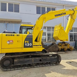 Excavatrice de construction d'origine importée, Komatsu PC130 de 13 tonnes, excavatrice hydraulique sur chenilles - Product Image 2