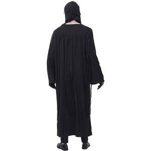 Costume de cosplay d'Halloween HP Cool pour hommes, cape de squelette noire avec accessoires - Product Image 3