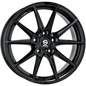 CERCHI EN LEGA DRS 8x18 5x120 ET 45 NEGRO BRILLO - Product Image 1