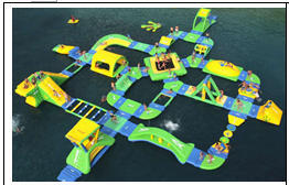 Parcours d'obstacles aquatiques gonflables pour lac, défi aquatique, course d'obstacles pour enfants et adultes, parc aquatique commercial - Product Image 2