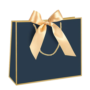 High-grade Matte Surface Red Gift Tote Bag Customized Printing Logo Supported Festival Customer Gift Packing Handle Bag - Product Image 5