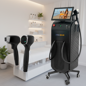 Almashr DLV542, machine d'épilation au laser diode haute puissance 1200W 808nm, écran tactile, poignées, refroidissement par eau/air, soin de la peau - Product Image 1