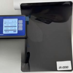 Film solaire nano-céramique noir pour vitres de <span class=keywords><strong>voiture</strong></span>, isolation thermique élevée 1,52x5m, contrôle solaire, film pour pare-brise latéral, vente en gros - Product Image 2