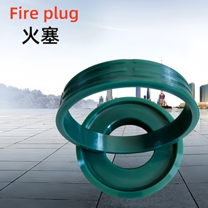 Bouchon d'incendie pour pompe à béton, joint en caoutchouc vert, longue durée de vie pour équipement de pompage - Product Image 1