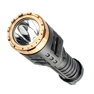 ไฟฉาย LED แบตเตอรี่แบบชาร์จไฟได้ประเภท C อลูมิเนียมอัลลอยด์สำหรับใช้งานกลางแจ้ง ปรับความสว่างได้ แสงสีขาว ไฟฉายฉุกเฉินกำลังสูง - Product Image 4