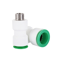 Conector Roscado para Válvula de 20/25/32 mm, Acoplamientos Rápidos, Válvula de Bola de Conexión Rápida sin Fusión por Calor, Accesorios de Riego para Jardín