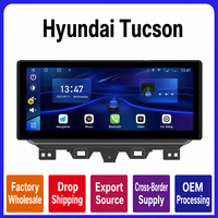 Autoradio Android pour Hyundai Tucson 2019-2020, lecteur multimédia vidéo 12,3 pouces, navigation GPS, écran tactile, CarPlay