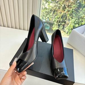 Tacones Altos de Plataforma con Punta Plana de Media Luna, Estilo Clásico, con Cierre, de Alta Calidad, Línea Nueva de Lujo para Primavera/Verano - Product Image 4
