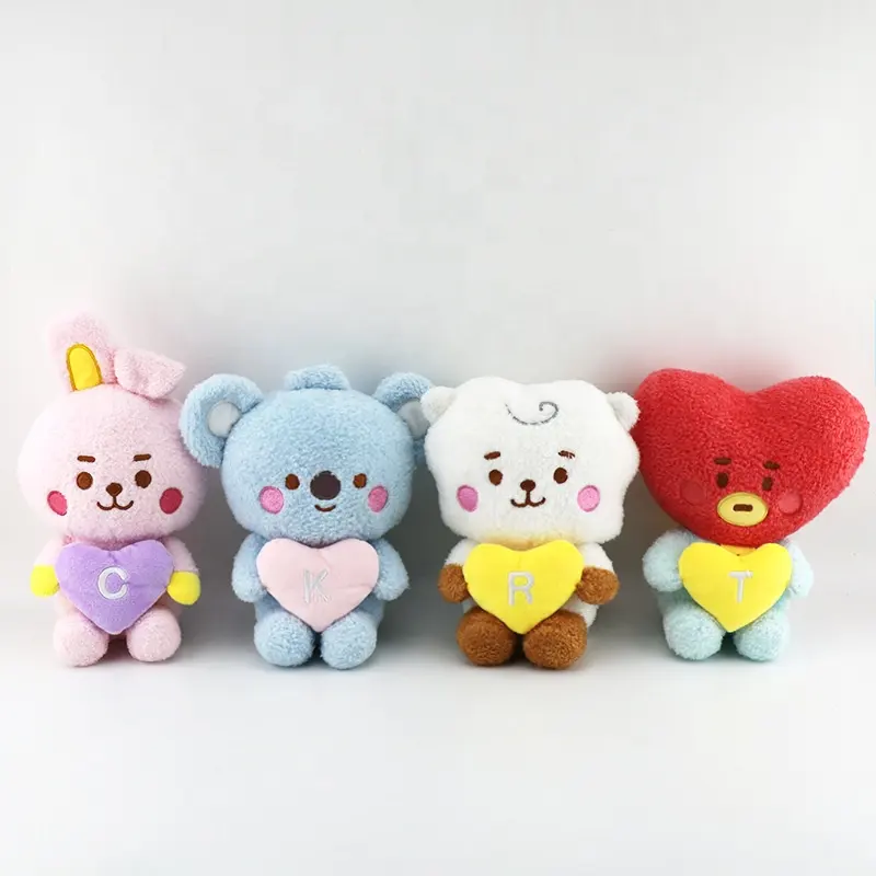 Neuankömmling Korean BT Boys Group Kuscheltier Plüsch puppe Super Cute Hugging Lamm Koala Cartoon Peripherie Juguetes Für Kinder