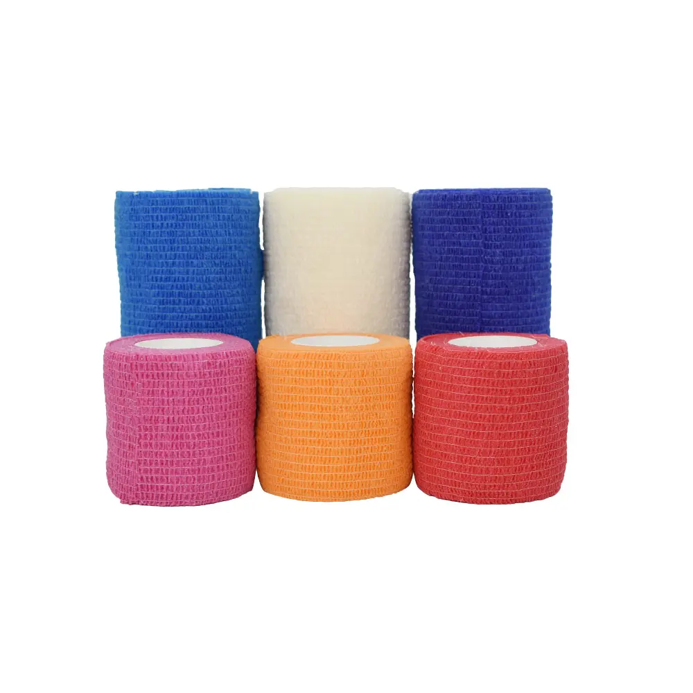 4.5M Kleurrijke Atletische Sport Zelfklevende Tape Vinger Enkel Elastische Bandage Wrap Tape Voor Palm Schouder Zelfklevende Bandage