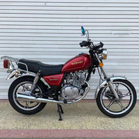 Moto originale authentique Haojue Suzuki Little Prince GN125-2F 125cc 110Km/h, moto rétro pour homme, moto de ville
