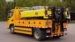 Expressway Maintenance Safety Truck JAC 100K Truck Mounted Attenuator Hydraulic Crash Cushion Anti-collision Buffer Vehicle - Product Image 6