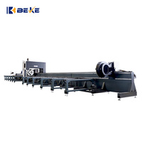 Machine de découpe laser à fibre CNC BKT 6KW, découpeuse automatique de tubes laser pour le traitement des tubes métalliques