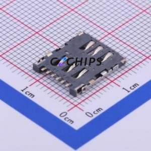 SNO-1330 SIM Card Connector SMD Connector Flip Cover Type Nano SIM Card Card Holder 1.4mm - Product Image 2
