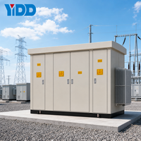 Transformateur de puissance compact conteneurisé triphasé pour postes de transformation mobiles, à double enroulement en cuivre, 50/60Hz, puissance de sortie 415V/480V