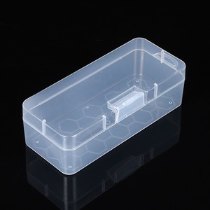 Rectangular Plastic Storage Box Stackable Office Organizer With Lid For Desktop Cosmetic Stationery Storage Zhejiang Made - Product Image 2