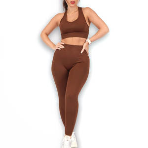 Conjunto de Yoga de 2 Piezas, Nuevo Modelo 2026, Gran Venta, Ropa Deportiva para Mujer, Conjunto de Yoga sin Costuras para Mujer - Product Image 1