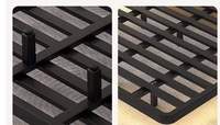 Vente directe usine – Matelas double épais et écologique, finition peinture cuite, stabilité accrue, sommier renforcé, lumière chaude