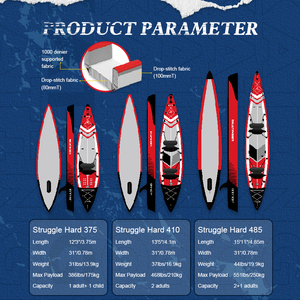 Kayak Inflable Personalizado Skatinger de 4m para 2 Personas, con Tecnología Drop Stitch, para Pesca en Ríos, Venta al Por Mayor de Proveedor Chino - Product Image 3