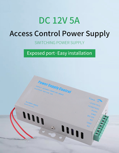 Dc 12V cửa kiểm soát truy cập hệ thống chuyển đổi cung cấp điện <span class=keywords><strong>5A</strong></span> AC90-260V cho khóa điện RFID vân tay kiểm soát truy cập hệ thống - Product Image 4