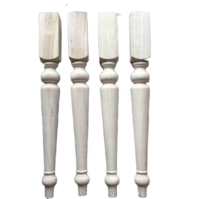12x6cm European Furniture Solid Legs Carved