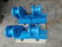 Support triangulaire pour mât de foreuse rotative, cadre de support triangulaire soudé robuste pour engins de pieutage