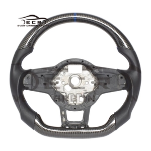 Volant en fibre <span class=keywords><strong>de</strong></span> carbone personnalisé <span class=keywords><strong>de</strong></span> haute qualité Ever-Carbon Racing ECR pour Volkswagen VW MK4 GTI - Product Image 1