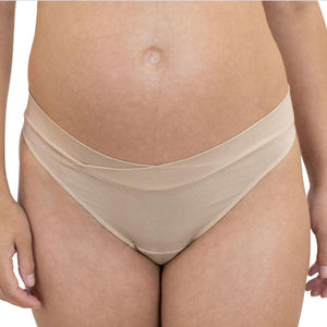Culotte <span class=keywords><strong>string</strong></span> de maternité en bambou sans couture croisé sexy et confortable meilleur sous-vêtement de <span class=keywords><strong>grossesse</strong></span> sous la bosse doux et respirant - Product Image 3