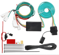 Faisceau de câblage de remorque à 4 broches pour 2019-2024 T-oyota RAV4 Plug-in Simple Custom 4Pole Flat Trailer Light Connector Hitch Wiring