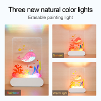 Veilleuse LED en acrylique 3D 2025 Offre Spéciale avec effet de peinture magique Smart Touch pour décoration de chambre d'enfant et éclairage de pépinière