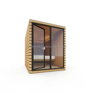 Ab 10ft Modern ahşap ofis veya süpermarket kullanımı için prefabrik Mini yatak kabin