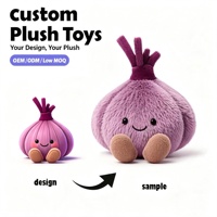 Coussin décoratif en peluche personnalisé, motif dessin animé, thèmes Noël, fruits, aliments, oignon