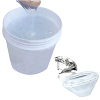 Caoutchouc de silicone liquide transparent de qualité alimentaire pour la fabrication de moules et les moules artisanaux en résine époxy