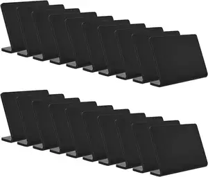 Mini signes <span class=keywords><strong>de</strong></span> tableau noir en forme <span class=keywords><strong>de</strong></span> L pour tableau noir petit tableau noir étiquettes alimentaires étiquettes <span class=keywords><strong>de</strong></span> <span class=keywords><strong>nom</strong></span> craie Tables <span class=keywords><strong>de</strong></span> buffet <span class=keywords><strong>de</strong></span> fête - Product Image 1