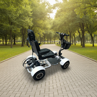 Voiturette de golf à moteur 1000W pour un seul joueur handicapé, buggy de golf/scooter de golf avec garde-boue