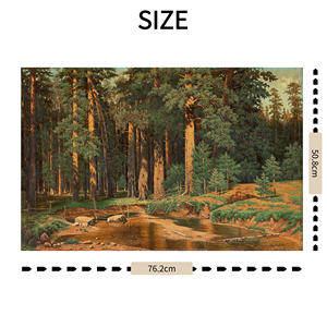 Reproducción del Cuadro Bosque de <span class=keywords><strong>Ivan</strong></span> Ivanovich Shishkin, Impresión en Lienzo de Alta Resolución 800dpi, Ecológica, Resistente a los Rayos UV, Estilo Art Deco - Product Image 2