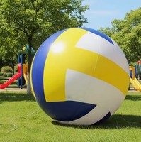 Grand modèle de ballon de volley gonflable en PVC, accessoires publicitaires et d'entraînement, jouets de jeu pour enfants et parents